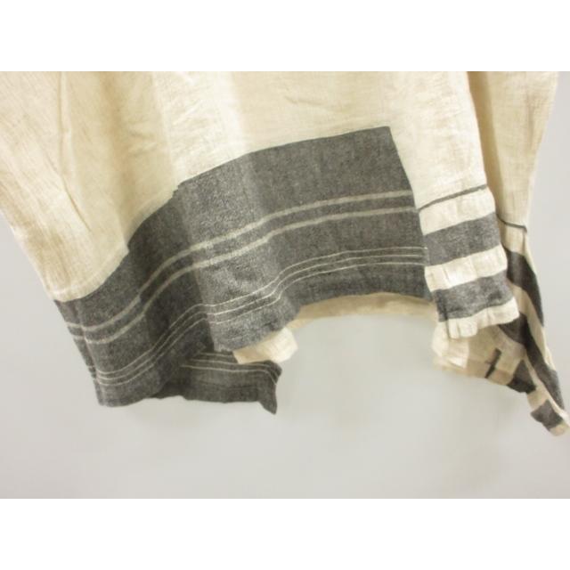もゆる MOYURU 萌 萠 ワイド ブラウス リネン コットン 綿 麻 M〜L