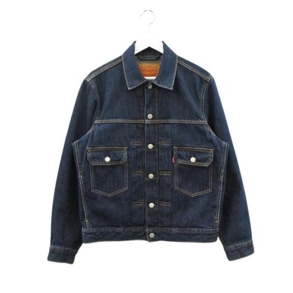 リーバイスプレミアム 2nd デニムジャケット S インディゴブルー ビッグE Levi's（リーバイス） Levi's TYPEIIトラッカージャケット 2ndタイプ S