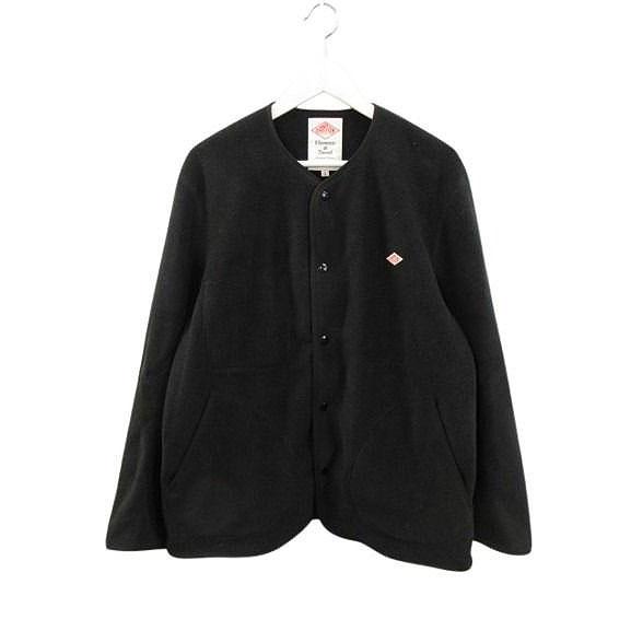 ダントン ビームス 別注 フリース カーディガン DT-A0458-BM L 黒 ダントン DANTON × BEAMS ビームス 別注 フリース カーディガン DT