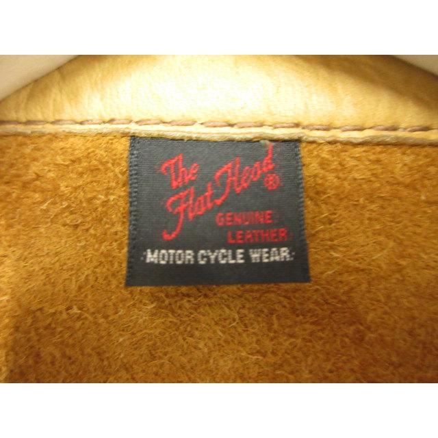 ザ フラットヘッド THE FLAT HEAD レザーウエスタンシャツ ディア 