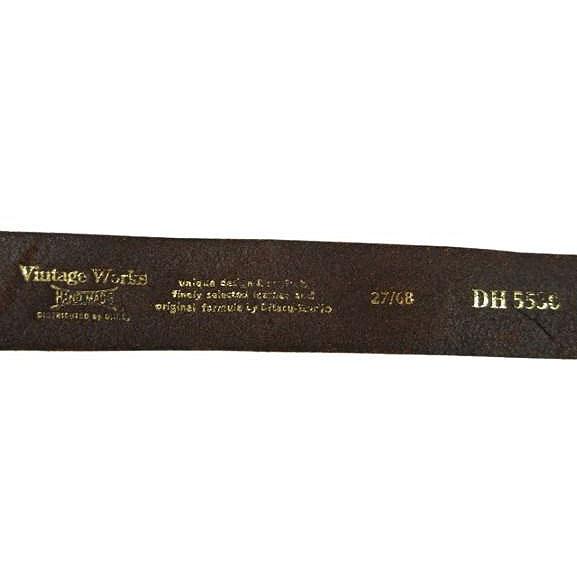 VINTAGE WORKS ヴィンテージワークス レザー ベルト 本革 茶色