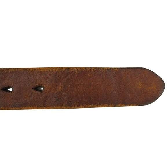 VINTAGE WORKS レザーベルト ブラウン VINTAGE WORKS ヴィンテージワークス レザー ベルト 本革 茶色