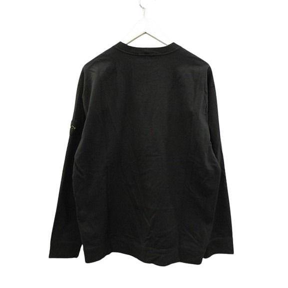 ストーンアイランド 長袖Tシャツ ロンT ブラック L ストーンアイランド