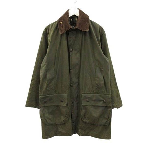 バブアー Barbour 00s BORDER オイルドジャケット ワックスコットン