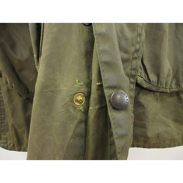 バブアー Barbour 00s BORDER オイルドジャケット ワックスコットン