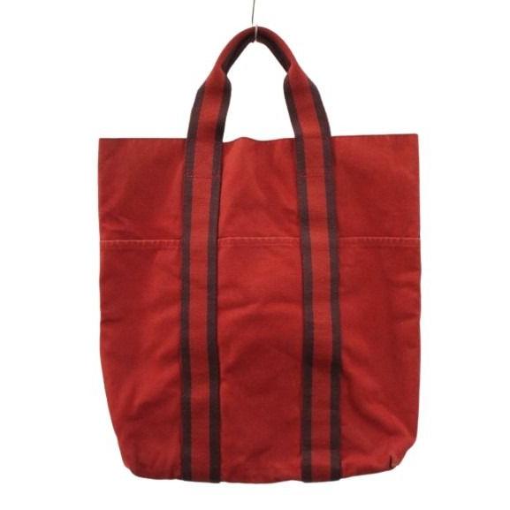 HERMES（エルメス） フールトゥ カバス トートバッグ レッド系 かばん 