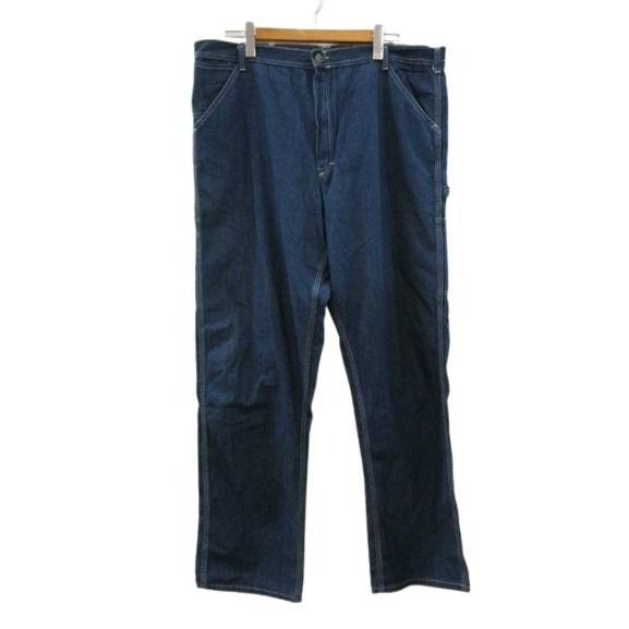 スミス SMITH デニムペインターパンツ USA製 ビッグサイズ ブルー W44 