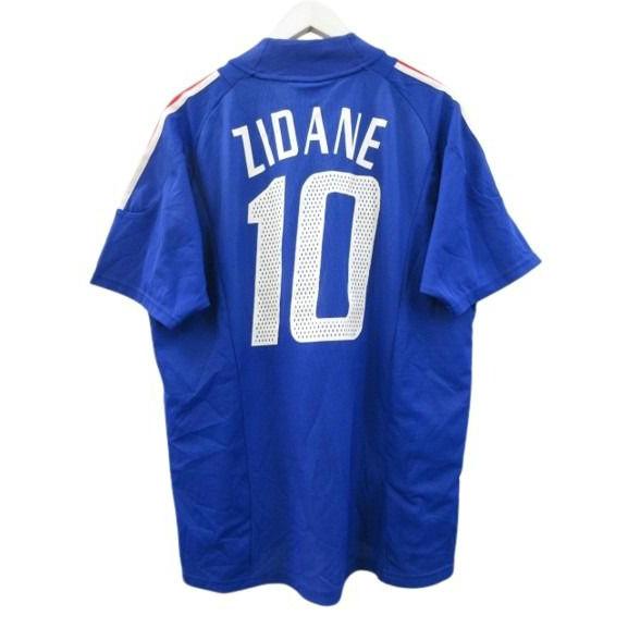 adidasアディダス サッカーフランス代表 ジダン ユニフォーム ゲームシャツ adidas（アディダス） サッカー フランス代表06 w杯 ユニフォーム