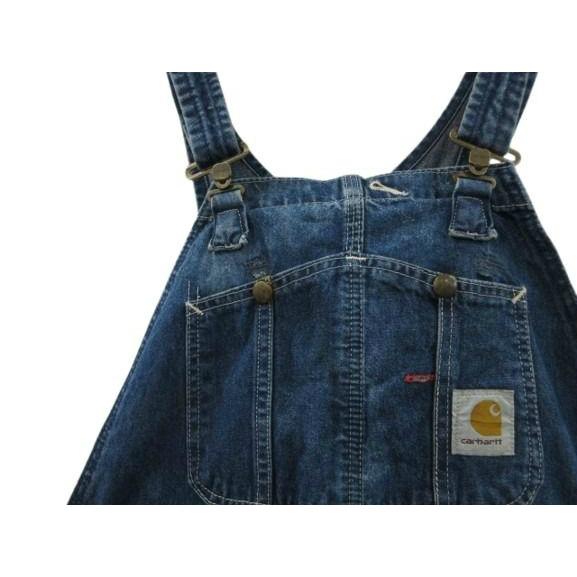 カーハート carhartt ウォッシュドデニム ビブオーバーオール R07 DST