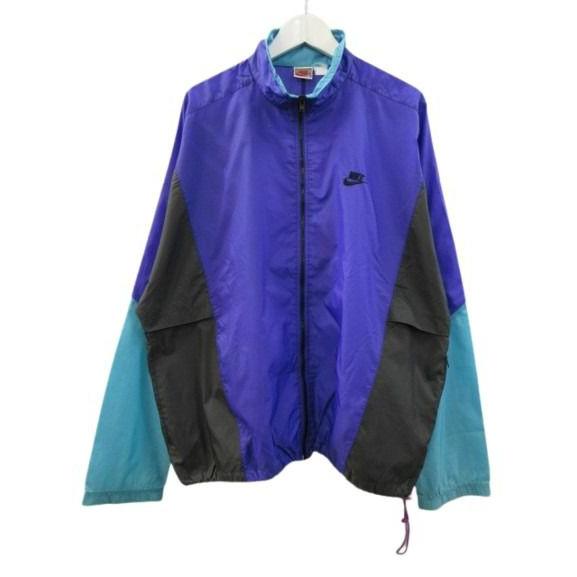 NIKE（ナイキ） NIKE 90s ナイロンジャケット 銀タグ バックプリント