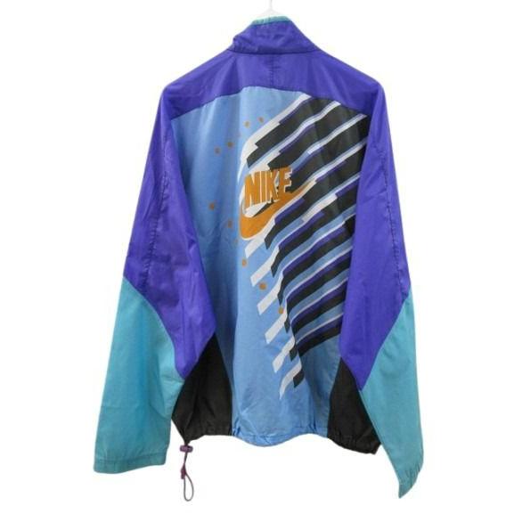 ナイキ NIKE 90s ナイロンジャケット 銀タグ バックプリント XL NIKE（ナイキ） NIKE 90s ナイロンジャケット 銀タグ バックプリント