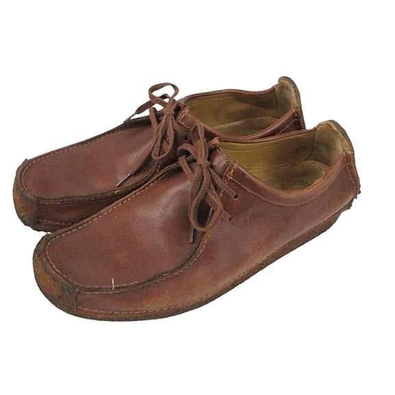 ほぼ新品【Clarks】クラークス/ワラビー/オイルドレザー/ブラウン/ナタリー Clarks（クラークス） clarks Wallabees ワラビー Natalie ナタリー