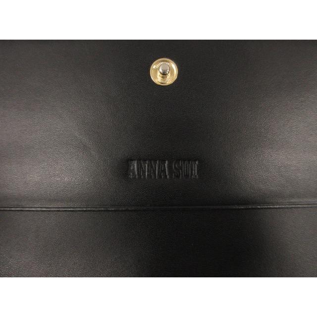 ANNA SUI（アナスイ） スパーキー 長財布 がま口 エナメル ハート柄