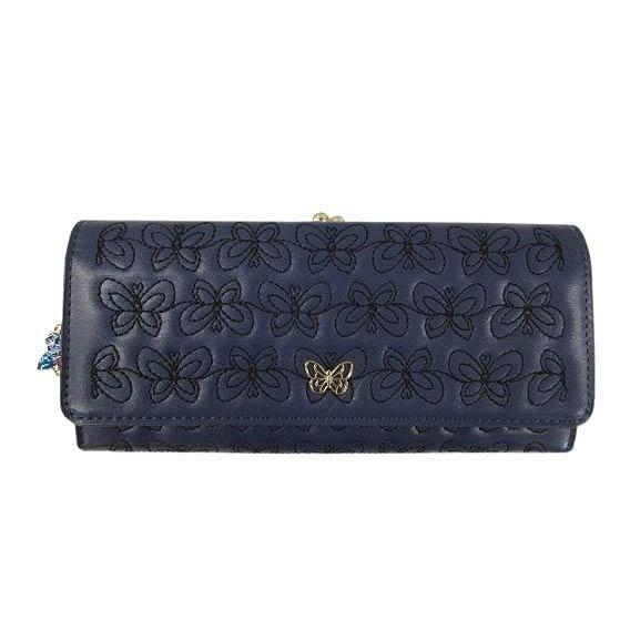 ANNA SUI（アナスイ） 未使用品 長財布 エターナルバタフライ 外口金