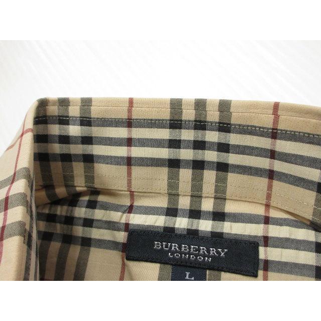 バーバリー ロンドン BURBERRY LONDON シャツ 半袖 チェック L