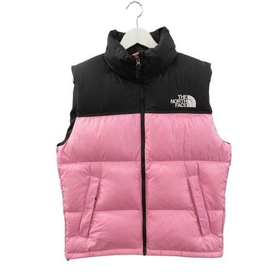 ザノースフェイス ヌプシ ダウンベスト ピンク L ND92338 THE NORTH FACE（ザ ノースフェイス） ヌプシ ダウンベスト ピンク L
