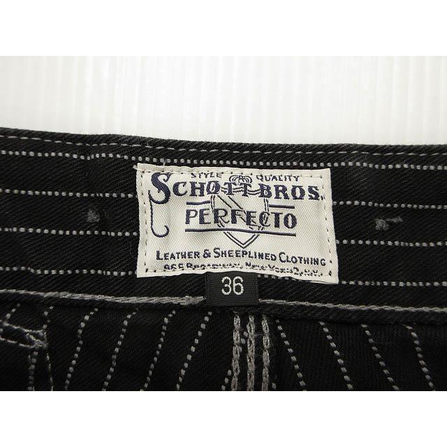 ショット SCHOTT オールドヒッコリー デニムパンツ ワークパンツ 36