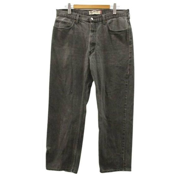 Levi's（リーバイス） Levi's 550 ブラックデニムパンツ リラックス