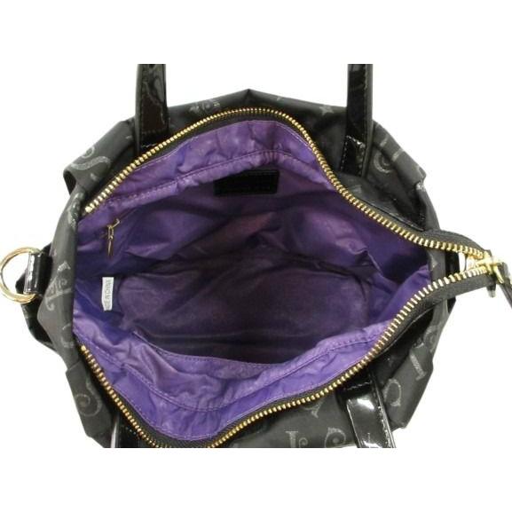 ANNA SUI アナスイ 2WAYショルダーバッグ 紫 ナイロン 中古美品 