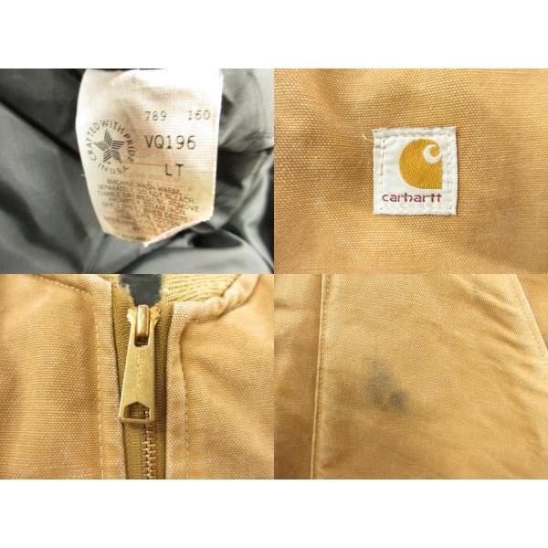 カーハート carhartt 80s ダックベスト VQ196 裏地キルティング