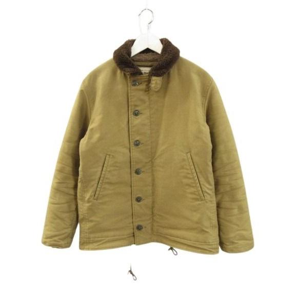 【中古】THE REAL McCOYS N-1 デッキジャケット サイズ36 カーキ NXsx-88197 ザリアルマッコイズ[91][240091406245] ザリアルマッコイズ THE REAL McCOY'S N-1 デッキジャケット NXsx