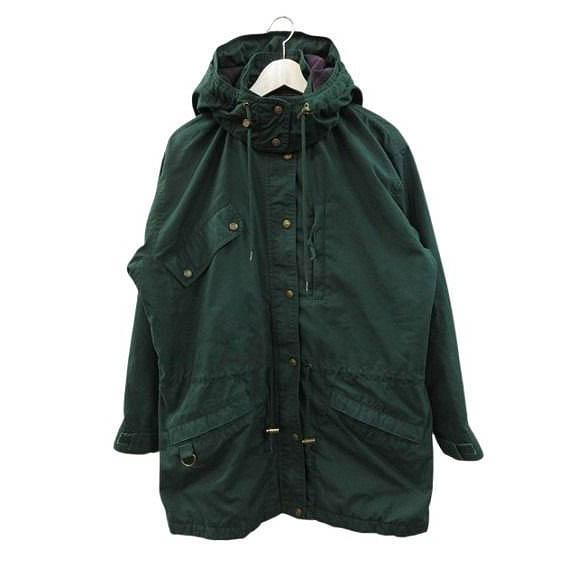エディーバウアー 80s 90s 黒タグ マウンテンパーカー 裏地チェック L エディーバウアー EDDIE BAUER 80s 90s 黒タグ マウンテンパーカー