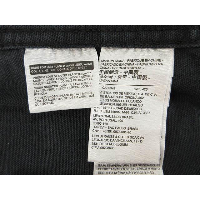 Levi's（リーバイス） エンジニアコート ダック カバーオール ブラック