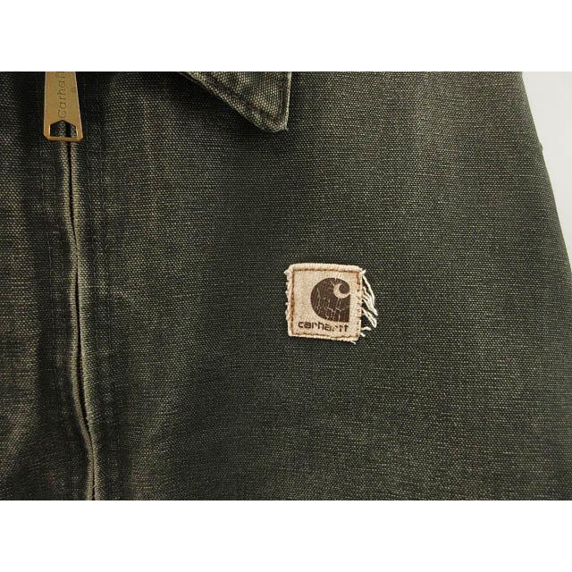 カーハート carhartt 00s デトロイトジャケット モスグリーン XL J146