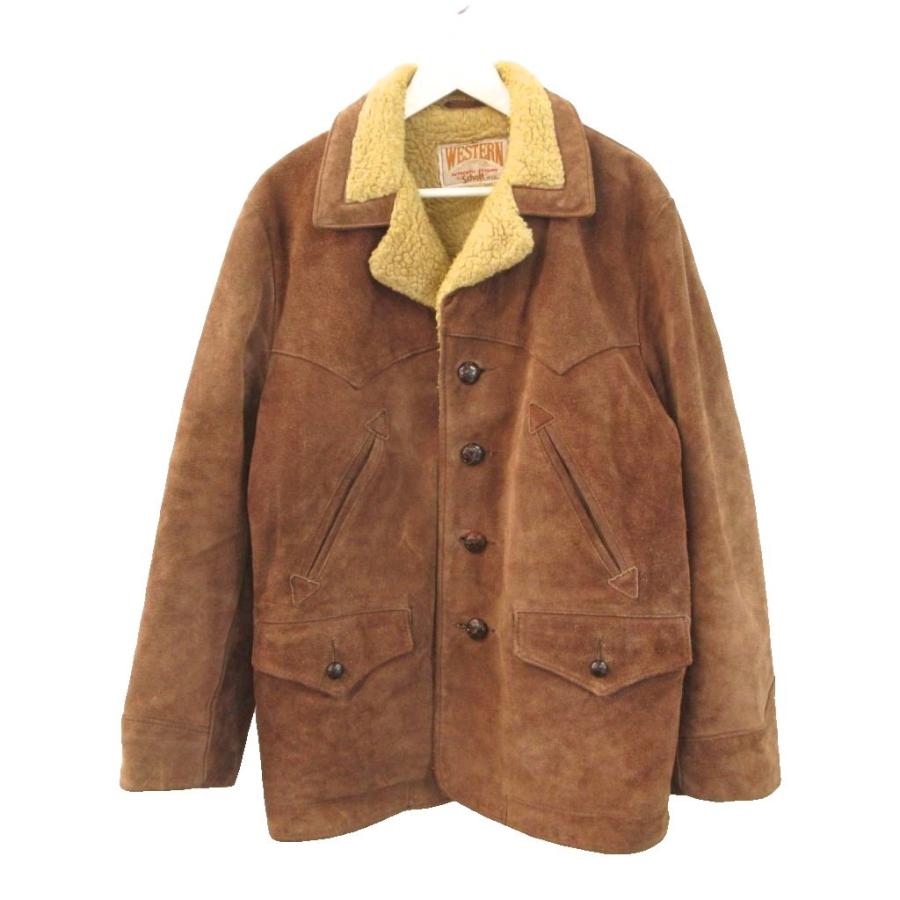 ショット SCHOTT 359 ウエスタン ボアランチジャケット スウェード