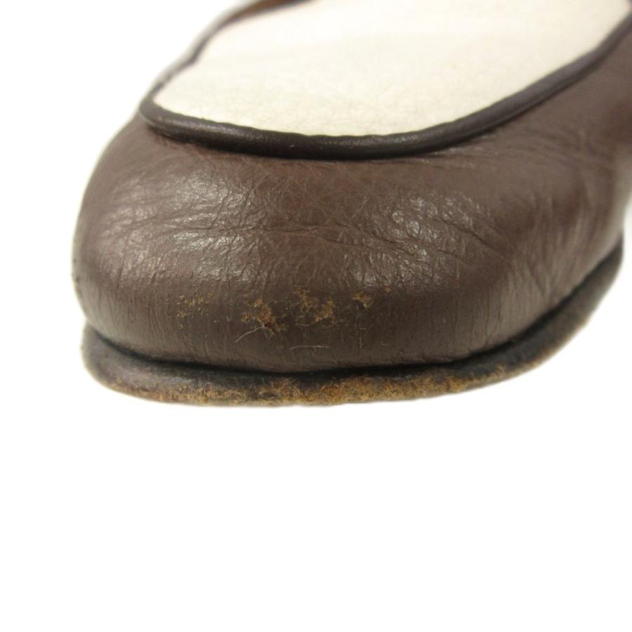 POLPETTA コンビローファー　サイズ41　ブラウン POLPETTA ポルペッタ PASSO COMBI パッソ コンビ コインローファー 41