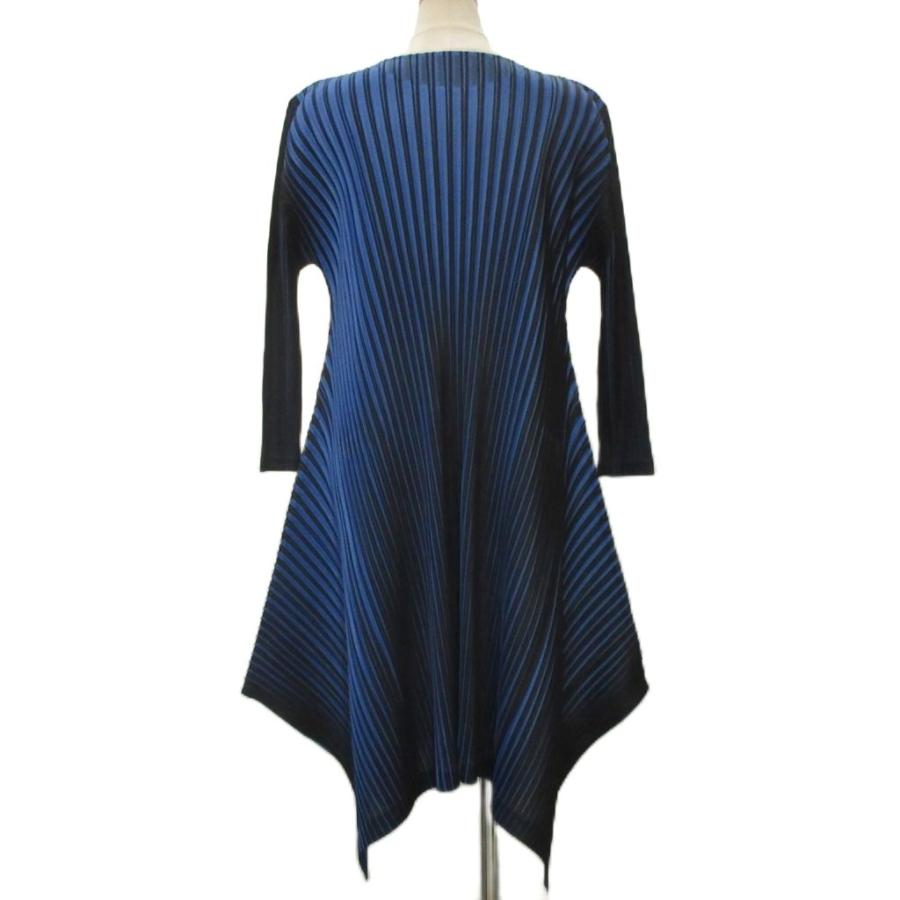 プリーツプリーズ PLEATS PLEASE ストライプ チュニック ワンピース 3 