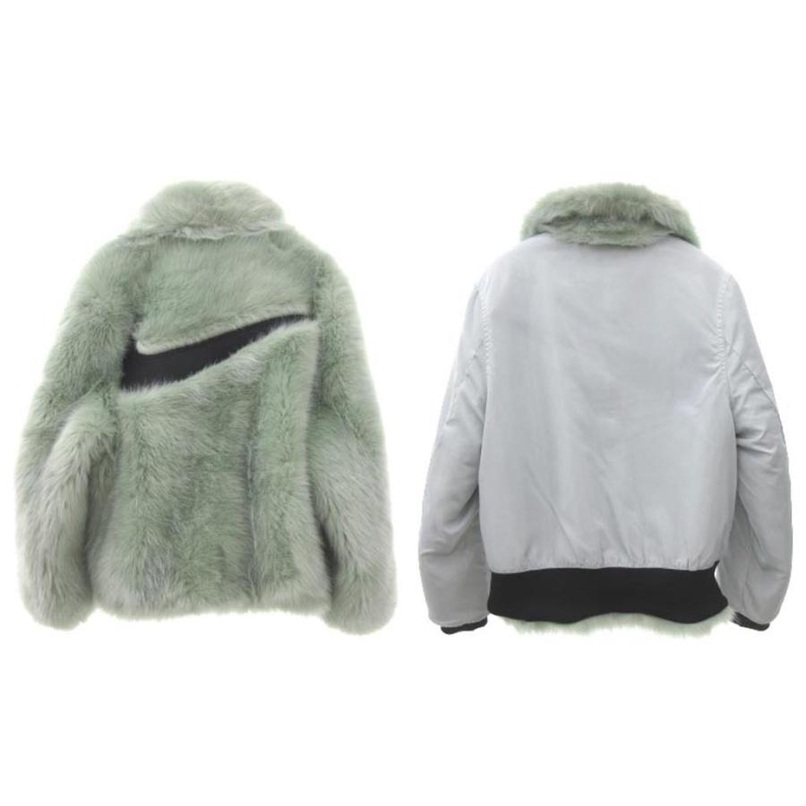 【中古】ナイキ NIKE × アンブッシュ AMBUSH 美品 18AW リバーシブル 18AW リバーシブル ジャケット ジャケット ファイ