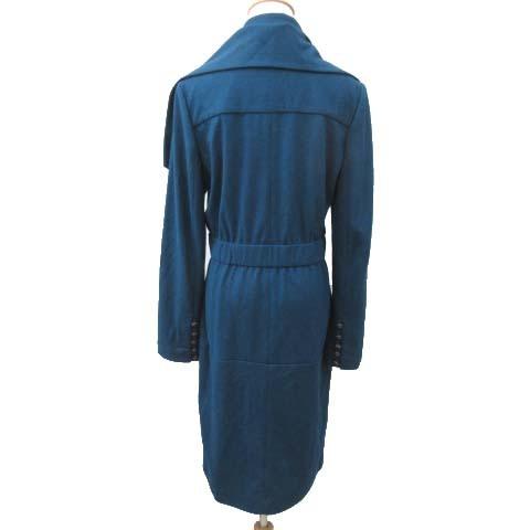 注目の ワンピース 09a Chanel 中古 シャネル ワンピース 09a Chanel 中古 シャネル Chanel ひざ丈 古着 ベクトル レディース Ecr7 ブルー系 青 M Lサイズ 40 フランス製 ココマークボタン ダブル ウール ワンピース チュニック