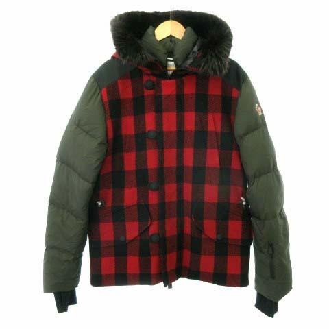 中古 モンクレール Moncler Montrond ダウンジャケット アウター コート切替 ダッフルボタン ギンガムチェック 3 Xl 赤 レッド メンズ ベクトル 古着 052 ブランド古着販売のベクトル 通販 Yahoo ショッピング