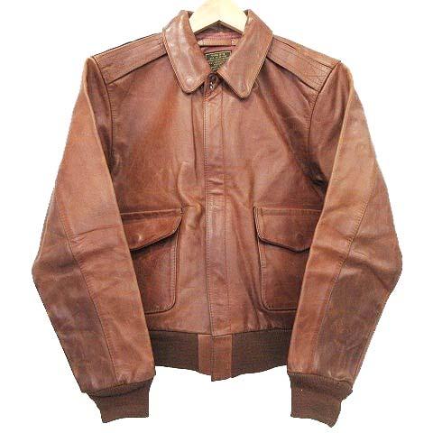 R.B.C MORTORCYCLE A-2 フライトジャケット レザー U.S ARMY ブルゾン