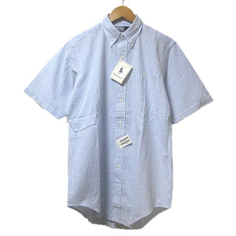 未使用品 ポロ バイ ラルフローレン 90S タグ付 シアサッカー シャツ  