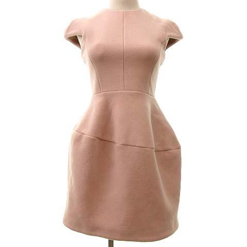 ヨーコチャン YOKO CHAN キャップスリーブ コクーン ワンピース  