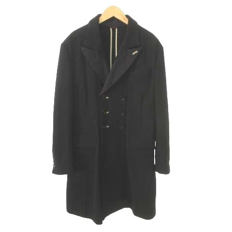 ポールスミス PAUL SMITH 美品 コート ダブルブレスト 厚手 Sサイズ 黒  
