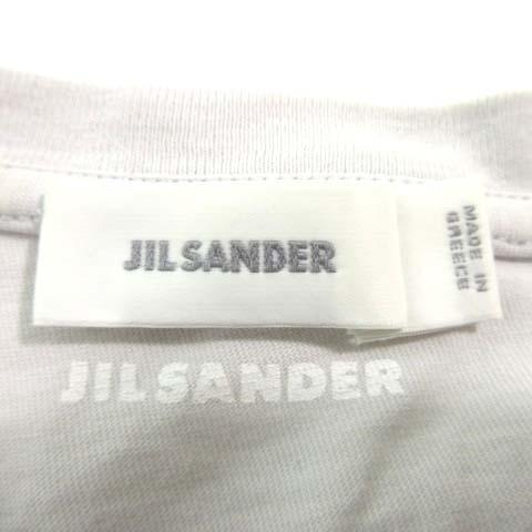 ジルサンダー JIL SANDER Tシャツ 半袖 ギリシャ製 Vネック 薄手 Mサイズ ライトグレー ■U90 レディース｜vectorpremium｜04