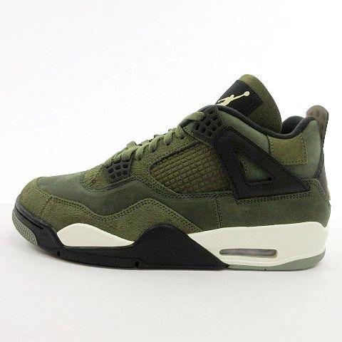 未使用品 ナイキ NIKE Air Jordan 4 Retro SE Craft "Olive" FB9927-200 スニーカー エア ジョーダン 4 クラフト US10 28cm メンズ｜vectorpremium｜03