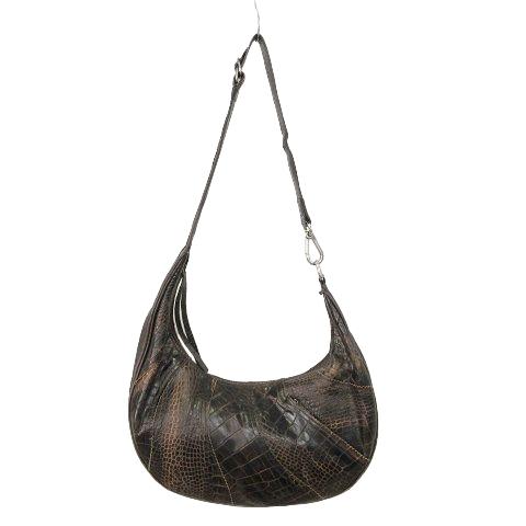 銀座かねまつ GINZA Kanematsu 美品 ショルダーバッグ ハーフムーン 