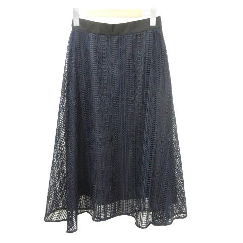 未使用品 エポカ EPOCA タグ付き レース スカート ひざ丈 フレア  