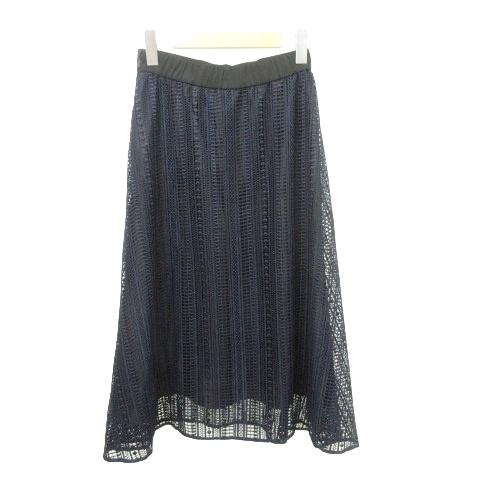 未使用品 エポカ EPOCA タグ付き レース スカート ひざ丈 フレア  