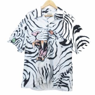 ワコマリア 美品 × ティムリーハイ 22AW タイガー柄 アロハシャツ 