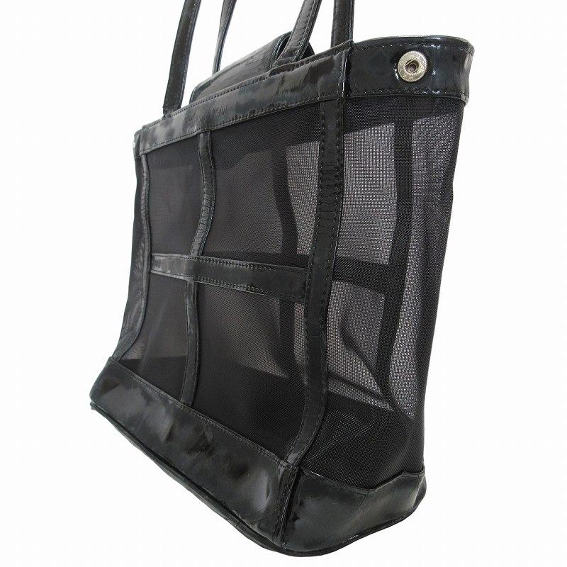 YVES SAINT LAURENT黒 メッシュ バッグ