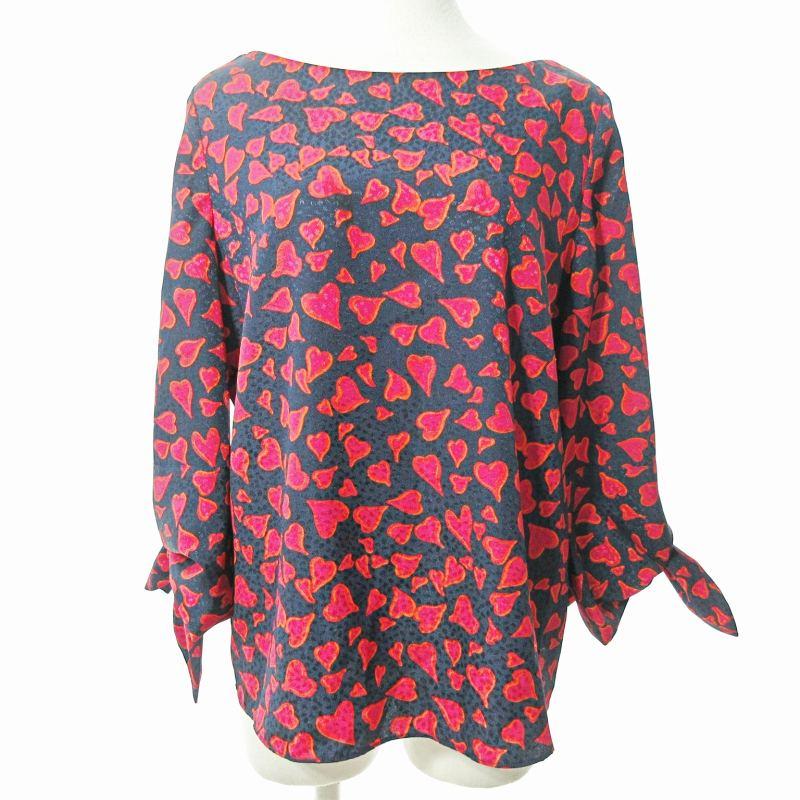 タラジャーモン TARA JARMON 美品 近年 シャツ ブラウス 長袖 リボン 