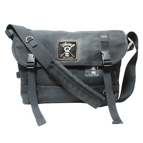 ステューシー STUSSY × PORTER メッセンジャーバッグ ショルダーバッグ 