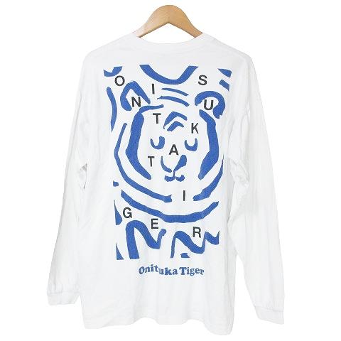 オニツカタイガー Onitsuka Tiger Tシャツ 長袖 ロンT カットソー 