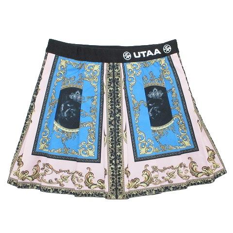 未使用品 ユタ utaa タグ付き ネオンバロックショートスカート ゴルフ 