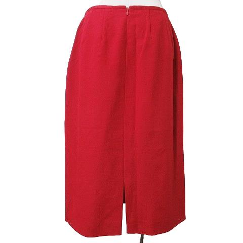 ローレル Laurel 美品 ひざ丈 スカート タイト エスカーダ ウール 